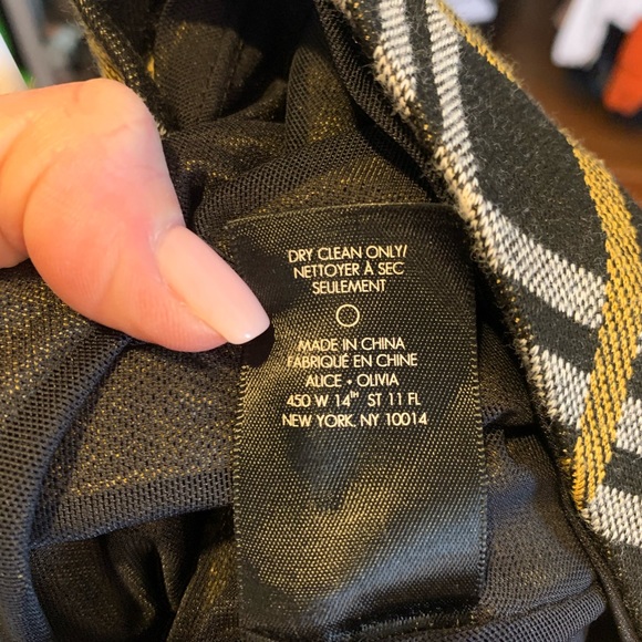 Alice + Olivia Plaid Drop Waist Dress - Picture 8 of 8